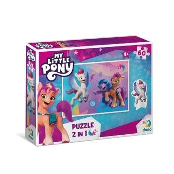 Детские Пазлы My Little Pony "Приключения Санни, Иззи и Зипп" DoDo 200137 60 элементов, с фигуркой фото