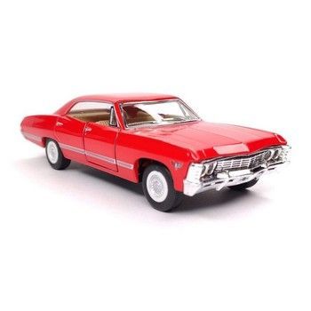 Машинка инерционная "1967 Chevrolet Impala" KT5458W-2 масштаб 1:36 Красный фото