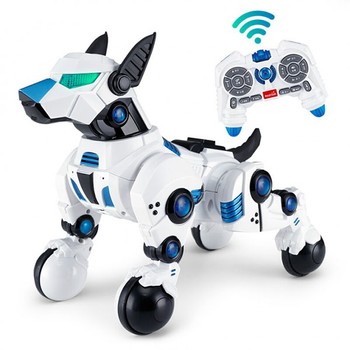 Собака робот на радиоуправлении интерактивная Dogo Spaceman 77960 Rastar (Белый) фото