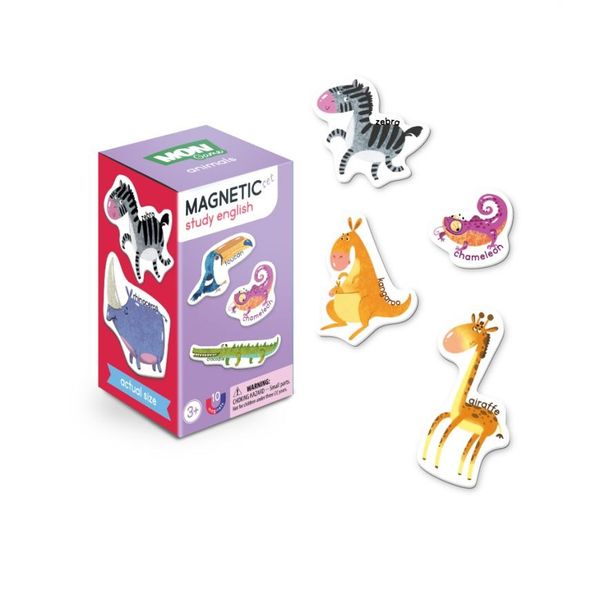 Дитячий набір магнітів "Магнітні тварини" Mon Game 200205 фото