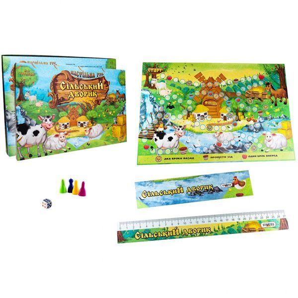 Настольная Игра-бродилка "Сельський дворик" 30503 укр фото