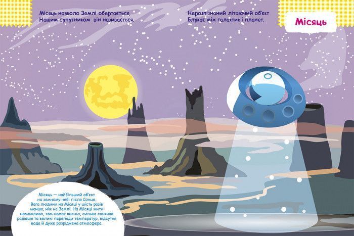 Дитяча книга з наклейками "Cosmos" 879007 на українці. мова фото
