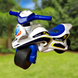 Дитячий беговел мотоцикл із широкими колесами Поліція біло-синій 0138/510 фото 1 з 4