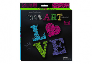 Набор креативного творчества The STRING ART STRA-01 на рус. языке (LOVE) фото