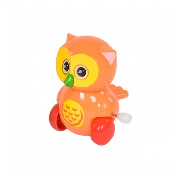 Заводная игрушка 6621 "Сова" (Оранжевый) фото