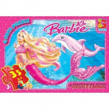 Пазли дитячі "Barbie" BA015, 35 елементів фото