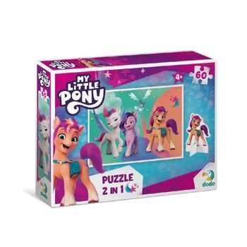Детские Пазлы My Little Pony "Приключения Санни, Пипп и Зипп" DoDo 200138 60 элементов, с фигуркой фото