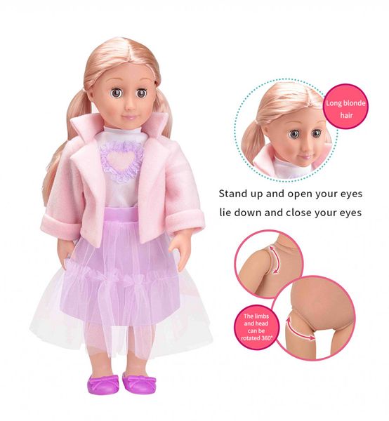 Кукла для девочек "A" 2045 мягконабивная фото