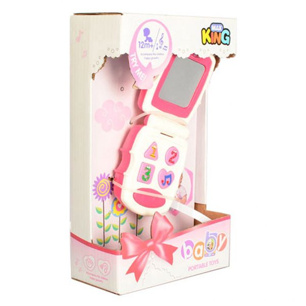 Детский игрушечный телефон 32022G с интерактивом фото