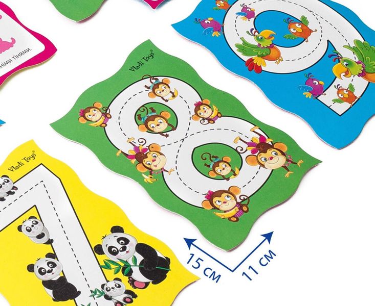 Гра з картками Чудо-маркер Зоопарк, Vladi Toys фото