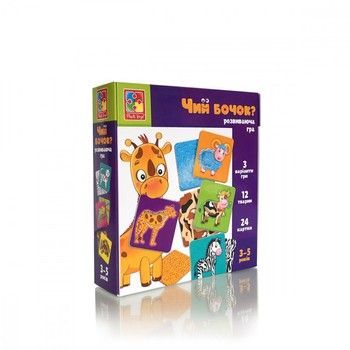 Развивающая игра "Чей бочек?" Vladi Toys VT1804-43 (укр) фото