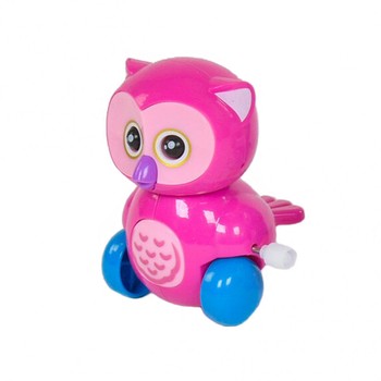 Заводная игрушка 6621 "Сова" (Розовый) фото