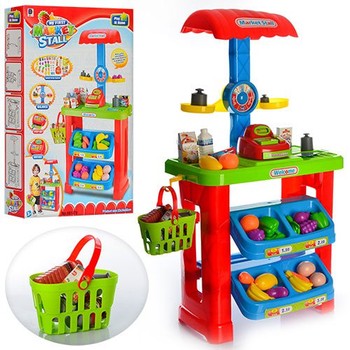Детский игровой магазин 661-79 с корзинкой продуктов фото