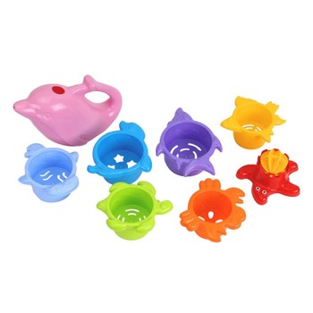 Детская игрушка для ванной "Пирамидка" ТехноК 7396TXK(Blue) (Розовый) фото