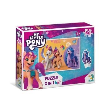 Детские Пазлы My Little Pony "Яркие образы" DoDo 200139 60 элементов, с фигуркой фото