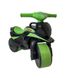 Дитячий беговел мотоцикл пластиковий чорно-зелений 0138/590 фото 2 з 4