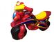Дитячий беговел мотоцикл із широкими колесами Поліція червоний 0138/560 фото 3 з 6