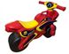 Дитячий беговел мотоцикл із широкими колесами Поліція червоний 0138/560 фото 2 з 6