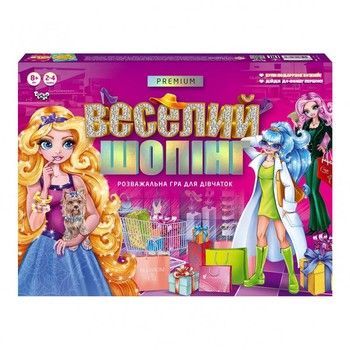 Настольная развлекательная игра "Веселый шопинг Premium" G-VS-01-01U укр фото