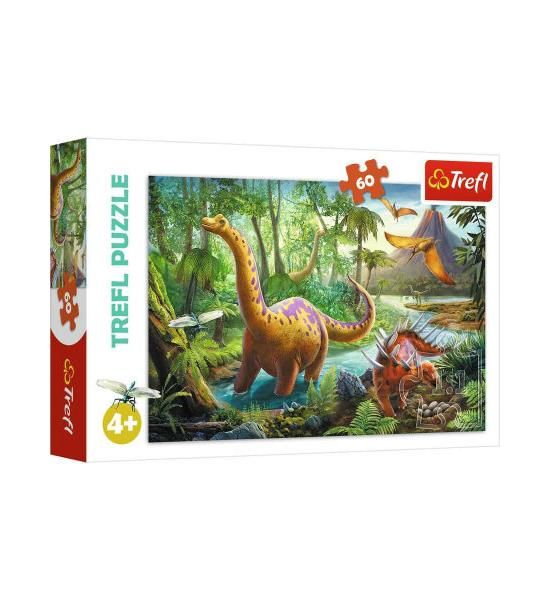 Пазл для дітей Міграція динозаврів (60 елм.) Trefl фото