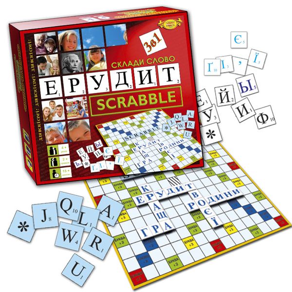 Книжкова гра Складіть слово. Scrabble (Scrabble) MKB0132 фото