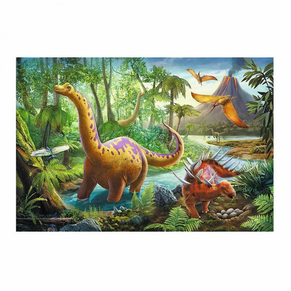 Пазл для детей Миграция динозавров (60 элм.) Trefl фото