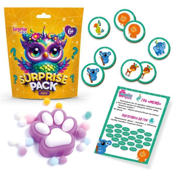 Игровой набор-сюрприз "Surprise Pack Mini 1" VT8040-01 настольная игра и сквиш фото