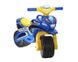 Дитячий беговел мотоцикл із широкими колесами Поліція жовто-синій 0138/570 фото 4 з 5