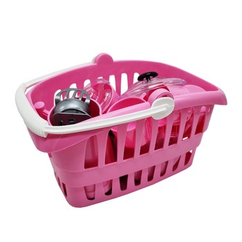 Набір посуду дитячий "Іришка" 8 Орион 134OR 27 предметів (Рожевий) фото