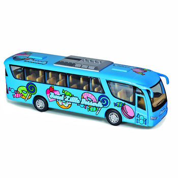 Машинка металева інерційна Автобус DESSERT Kinsmart KS7103W 1:65 (Синій) фото