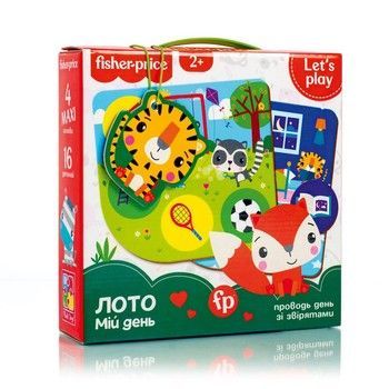 Игра настольная "Fisher Price. Лото. Мой день" VT2910-02, 4 игральных поля фото