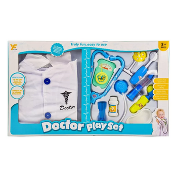 Детский игровой набор Доктор с халатом 9901-18 (Белый) фото