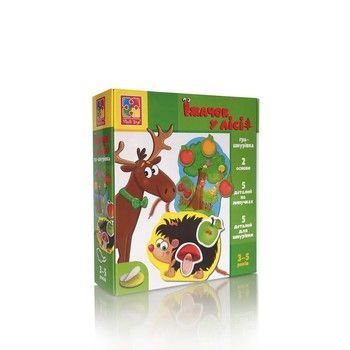 Игра-шнуровка с липучками "Ежик в лесу" Vladi Toys VT1804-45 (укр) фото
