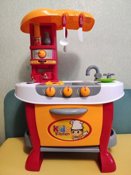 Детская игрушечная кухня со светом и звуком 008-801A фото