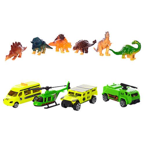 Детский игровой набор динозавр с машинками SY9917 с машинками и фигурками фото