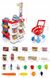 Игровой набор магазин супермаркет с кассой для детей 668-01-03 (красный) фото 7 из 14