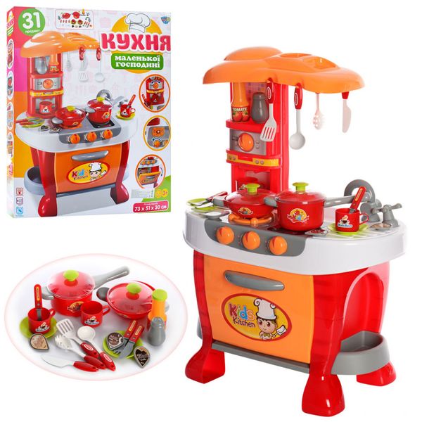 Детская игрушечная кухня со светом и звуком 008-801A фото
