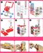Игровой набор магазин супермаркет с кассой для детей 668-01-03 (красный) фото 8 из 14
