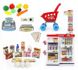 Игровой набор магазин супермаркет с кассой для детей 668-01-03 (красный) фото 5 из 14