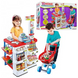Игровой набор магазин супермаркет с кассой для детей 668-01-03 (красный) фото 13 из 14