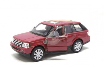 Коллекционная игрушечная машинка Range Rover Sport KT5312 инерционная (Красный) фото