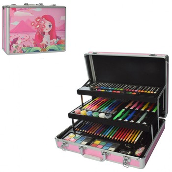 Детский набор для творчества MK 2459 в чемодане (Розовый) фото