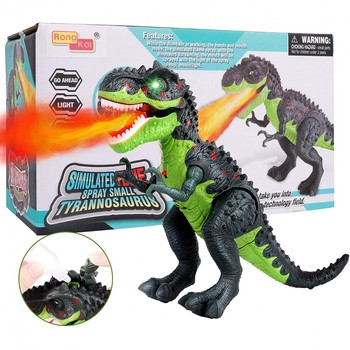 Интерактивная игрушка Динозавр 6835 со звуковыми и световыми эффектами фото