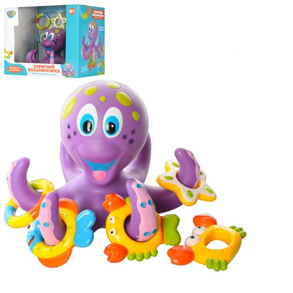 Іграшка для купання Спритний Восьминіг Limo Toy AQ 0001 фото
