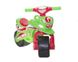 Детский беговел мотоцикл с широкими колесами зелено-красный 0138/50 фото 4 из 4