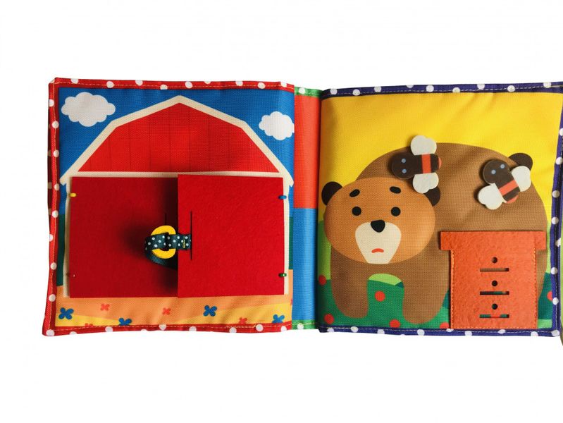 Текстильная развивающая книга для малышей Bambini "Пони" 403679 фото
