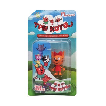 Фігурка героя з мультика Три коти HT18231 пластик (Червоний) фото