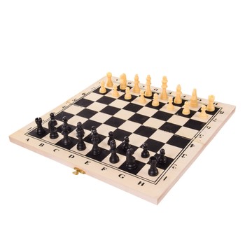 Настольная игра Шахматы S068-4, деревянные 34*33*1.5 см фото