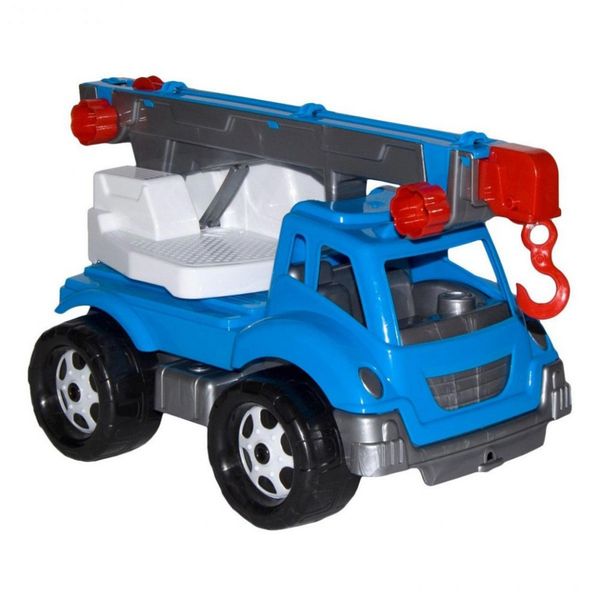 Детская машина Автокран 4562TXK, 3 цвета (Голубой) фото