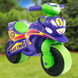 Детский беговел мотоцикл с широкими колесами Спорт фиолетово-зеленый 0138/60 фото 1 из 4